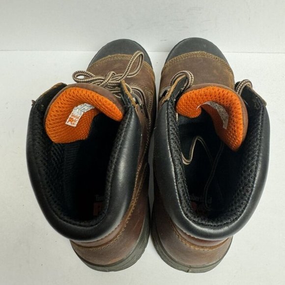 Timberland Pro Mens Comp Toe Helix HD Work Boot Brown Size 9 M